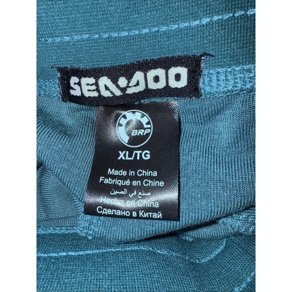 NWT Sea-Doo Women's French Terry Shorts Size Xl Teal Ultra Soft NEW - Picture 6 of 6